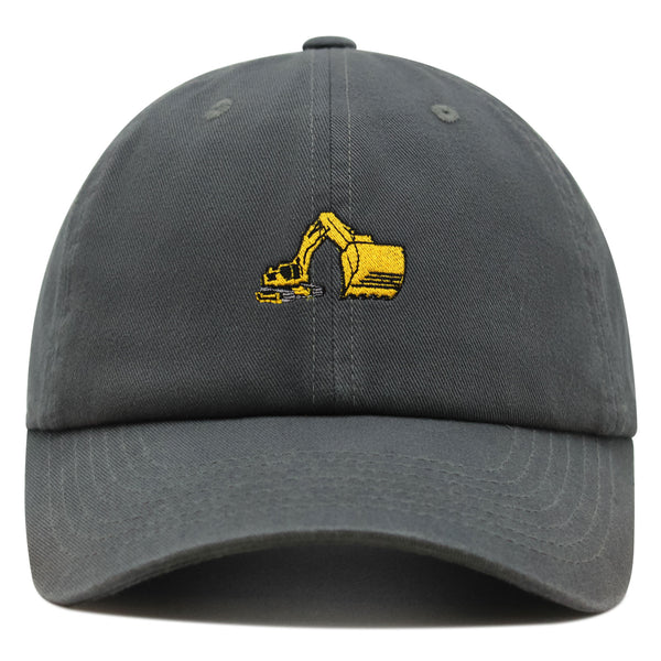 Digger Premium Dad Hat Embroidered Baseball Cap Equipment Vihecle