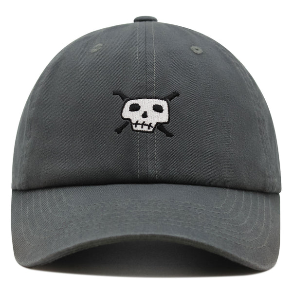 Pirate Skull Premium Dad Hat Embroidered Baseball Cap Cute