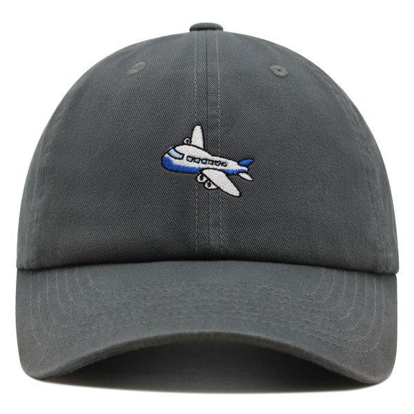 Airplane Premium Dad Hat Embroidered Baseball Cap Cute