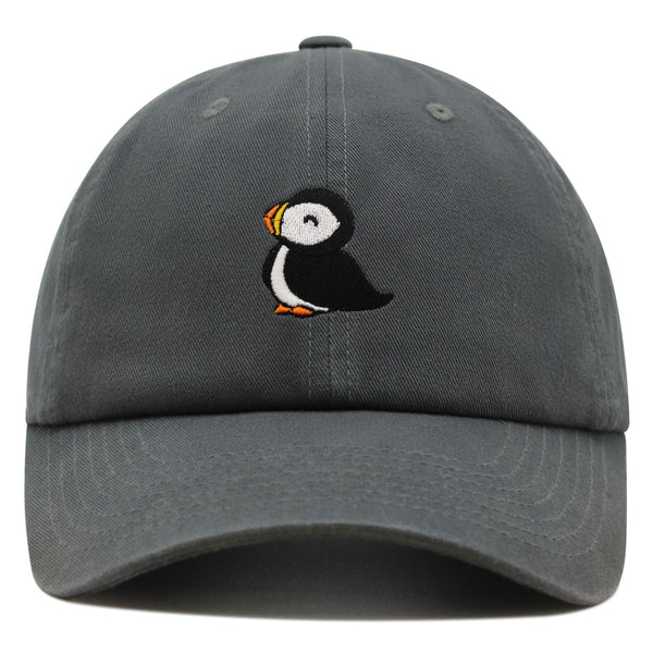 Puffin Premium Dad Hat Embroidered Baseball Cap Cute Bird