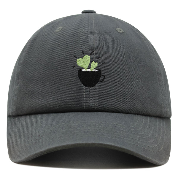 Plant in Mug Premium Dad Hat Embroidered Baseball Cap Plant