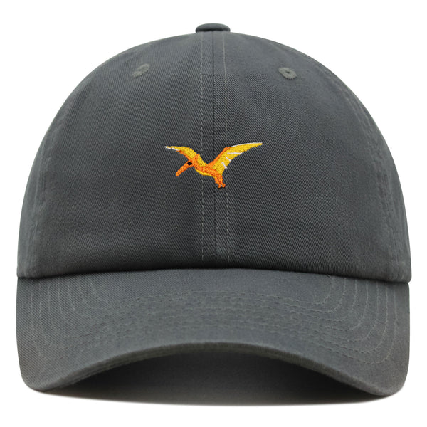 Pterodactyl Premium Dad Hat Embroidered Baseball Cap Dinosaur