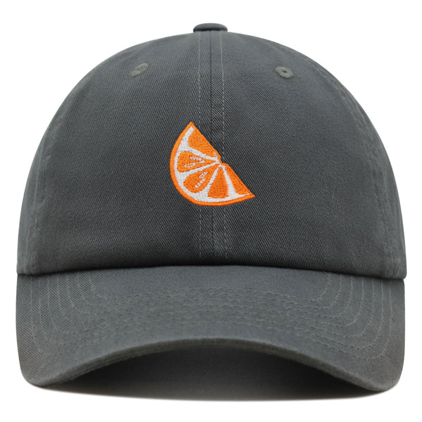 Orange Slice Premium Dad Hat Embroidered Baseball Cap Fruit