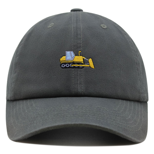 Bulldozer Premium Dad Hat Embroidered Baseball Cap Construction