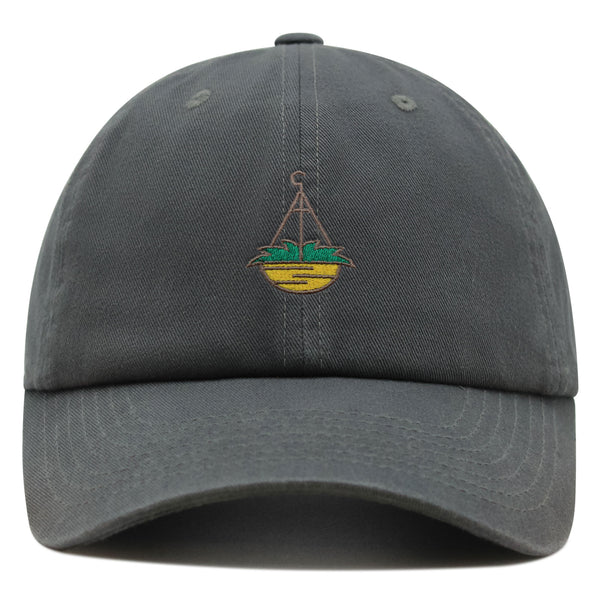 Hanging Basket Plant Premium Dad Hat Embroidered Baseball Cap Garden