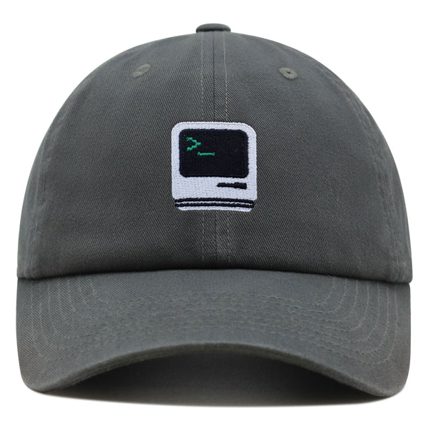 Vintage Computer Premium Dad Hat Embroidered Baseball Cap Old School