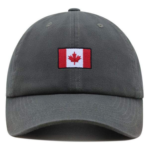 Canadian Flag Premium Dad Hat Embroidered Baseball Cap Canada Logo