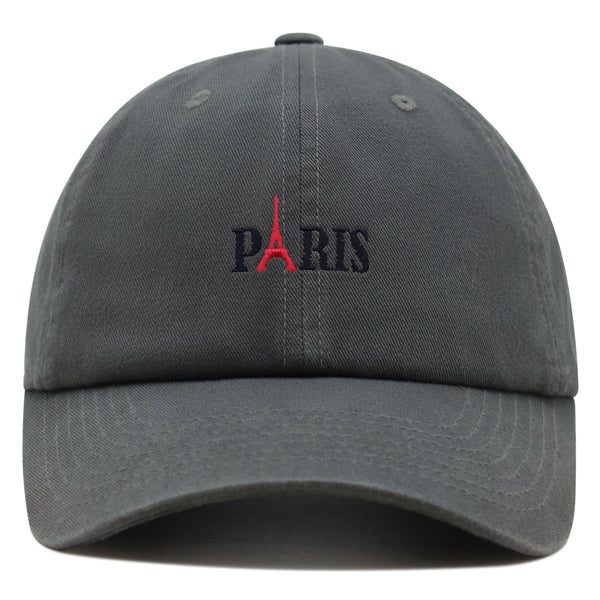 Eiffel Tower Premium Dad Hat Embroidered Baseball Cap Paris Logo