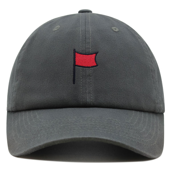 Red Flag Premium Dad Hat Embroidered Baseball Cap Symbol