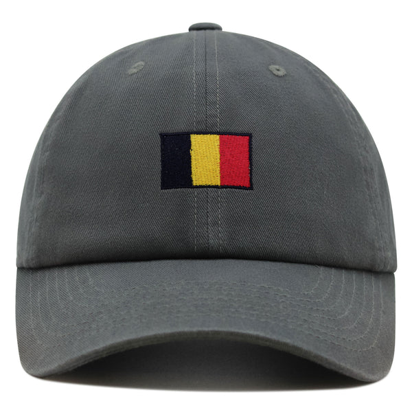 Belgium Flag Premium Dad Hat Embroidered Cotton Baseball Cap Soccer