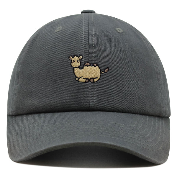 Camel Sitting Premium Dad Hat Embroidered Cotton Baseball Cap Cute Desert