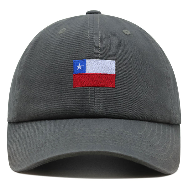 Chile Flag Premium Dad Hat Embroidered Cotton Baseball Cap Country Flag Series