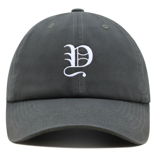 Old English Letter Y Premium Dad Hat Embroidered Cotton Baseball Cap English Alphabet