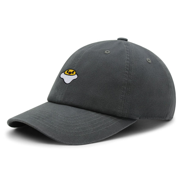 Smiling Egg Premium Dad Hat Embroidered Baseball Cap Sunny Side Up