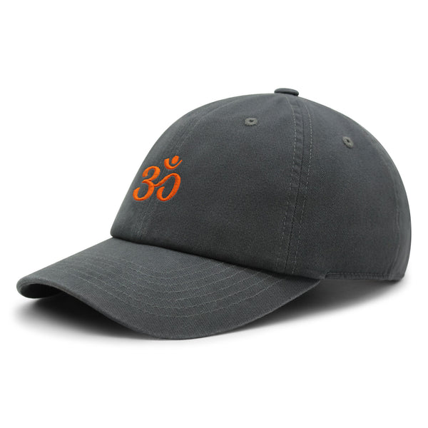 Om Symbol Premium Dad Hat Embroidered Baseball Cap Indian Buddah