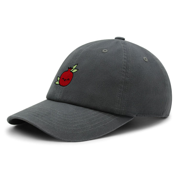 Pomegranate Premium Dad Hat Embroidered Baseball Cap Vegan Fruit Garnet