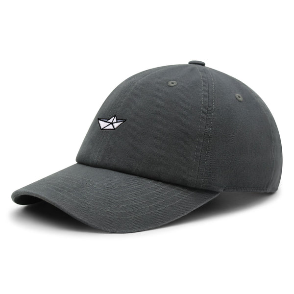 Paper Boat Premium Dad Hat Embroidered Baseball Cap Pond Memory