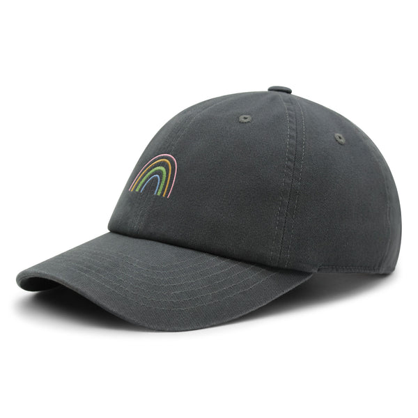 Rainbow Premium Dad Hat Embroidered Baseball Cap Pastel Cute