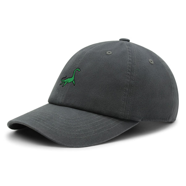 Elasmosaurus Dinosaur  Premium Dad Hat Embroidered Baseball Cap Green