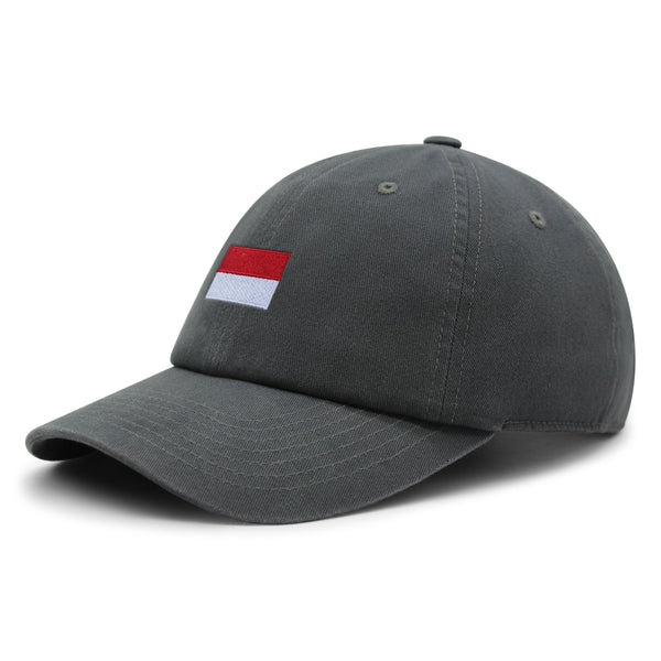 Indonesia Flag Premium Dad Hat Embroidered Cotton Baseball Cap Country Flag Series