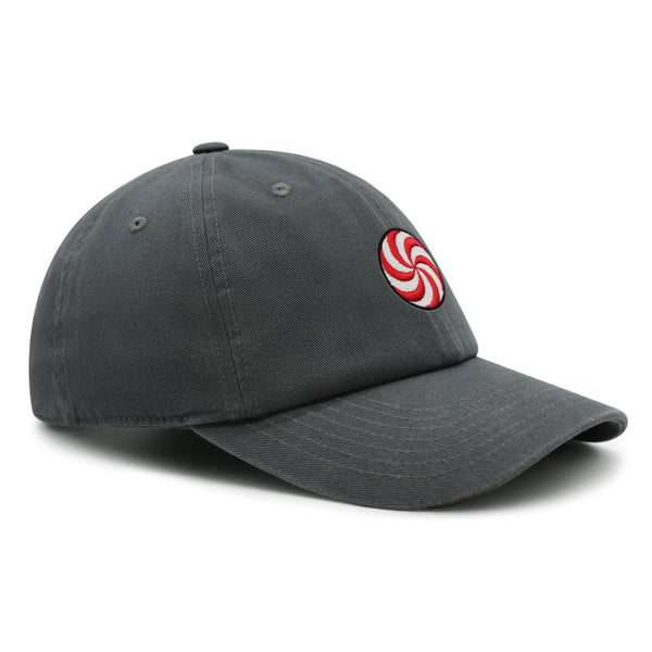 Peppermint Swirl Candy Premium Dad Hat Embroidered Baseball Cap Foodie