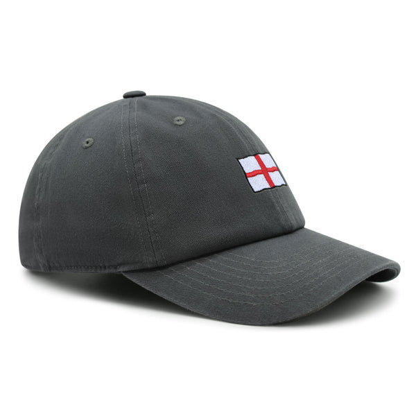 England Flag Premium Dad Hat Embroidered Baseball Cap Fluttering