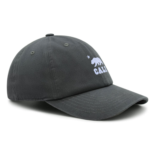 California Bear Premium Dad Hat Embroidered Cotton Baseball Cap West Coast