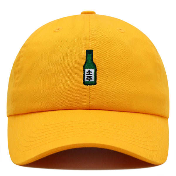 Soju Premium Dad Hat Embroidered Baseball Cap Korean Korea Spirit