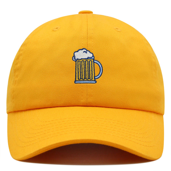 Beer Mug Premium Dad Hat Embroidered Baseball Cap Pub Mug