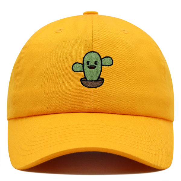 Cute Cactus Premium Dad Hat Embroidered Baseball Cap Desert