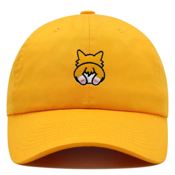 Corgi Butt Premium Dad Hat Embroidered Baseball Cap Welsh Corgi