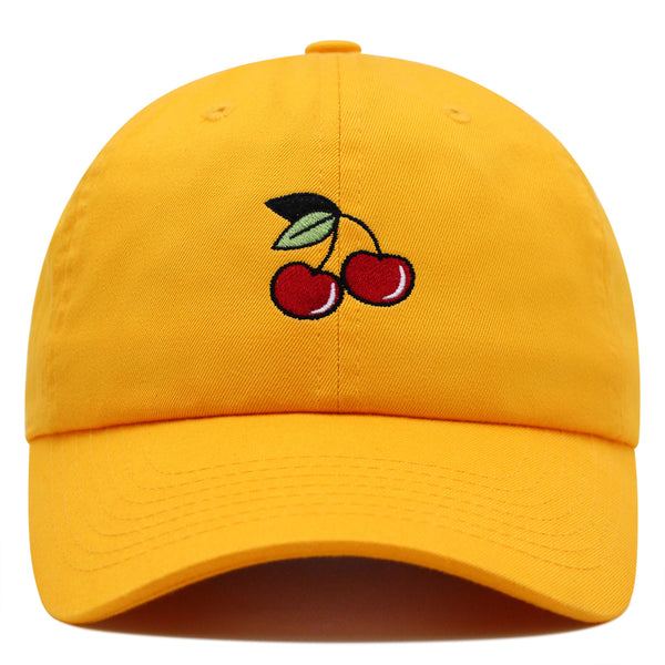 Cherry Premium Dad Hat Embroidered Baseball Cap Fruit