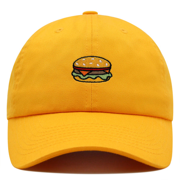 Hamburger Premium Dad Hat Embroidered Baseball Cap Fast Food