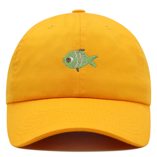 Fish Premium Dad Hat Embroidered Baseball Cap Aquarium