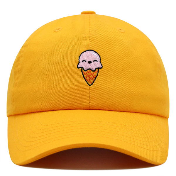 Ice Cream Premium Dad Hat Embroidered Baseball Cap Summer