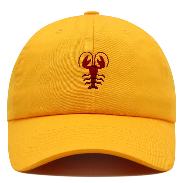 Lobster Premium Dad Hat Embroidered Baseball Cap Shellfish Foodie