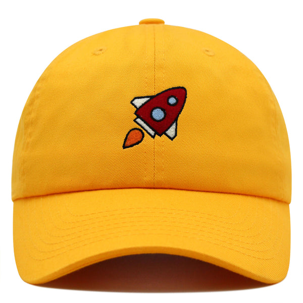 Rocket Premium Dad Hat Embroidered Baseball Cap Space Shuttle