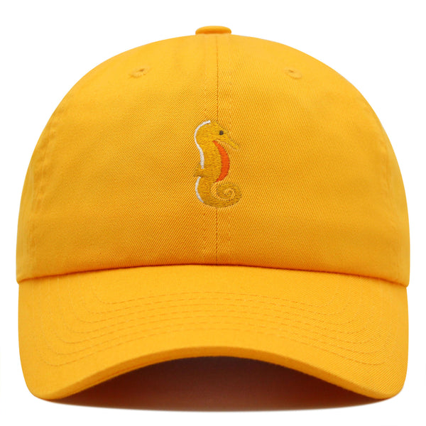 Seahorse Premium Dad Hat Embroidered Baseball Cap Ocean Sea Fish