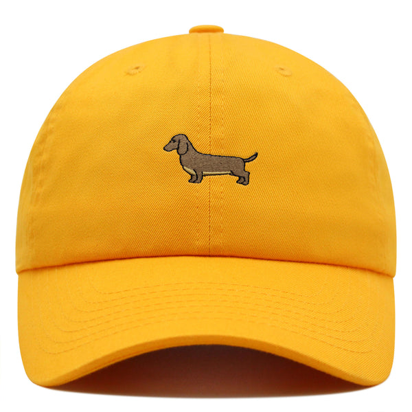 Dachshund Premium Dad Hat Embroidered Baseball Cap Puppy Dog