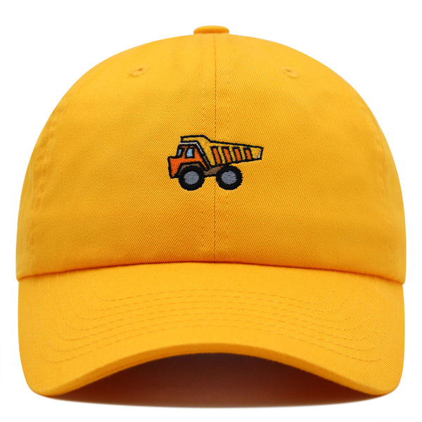 Truck Premium Dad Hat Embroidered Baseball Cap Construction