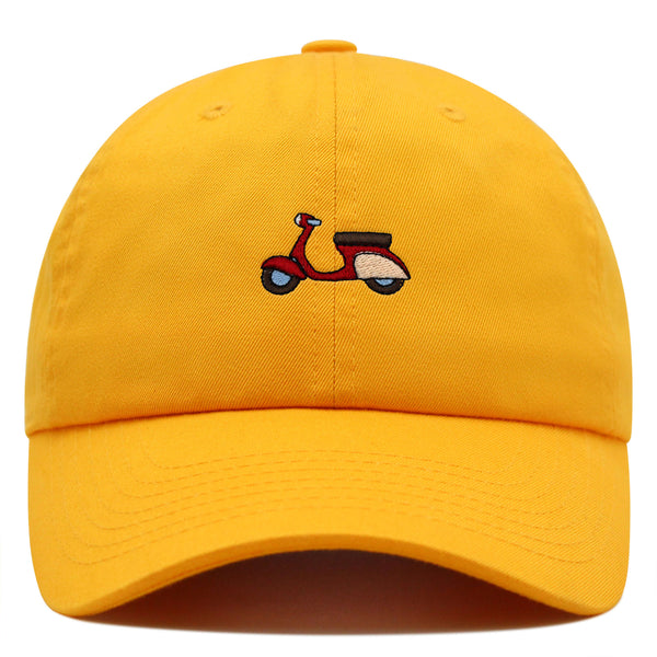 Scooter Premium Dad Hat Embroidered Baseball Cap Motorcycle