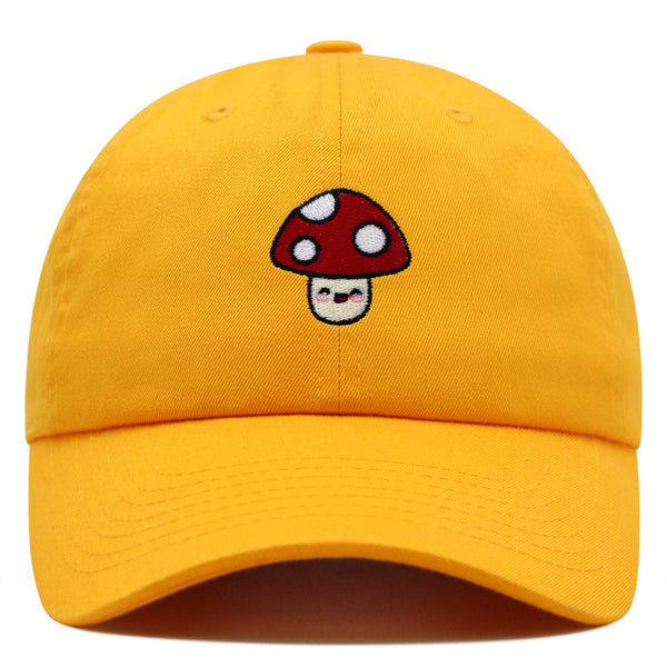 Mushroom Premium Dad Hat Embroidered Baseball Cap Vegetable