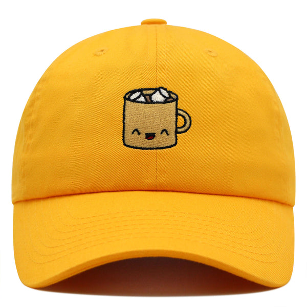 Hot Chocolate Premium Dad Hat Embroidered Baseball Cap Foodie Drink Coffee