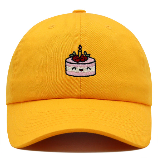 Cake Premium Dad Hat Embroidered Baseball Cap Birthday Foodie