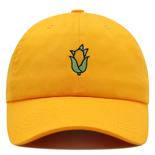 Corn Premium Dad Hat Embroidered Baseball Cap Vegetable Foodie Farmers