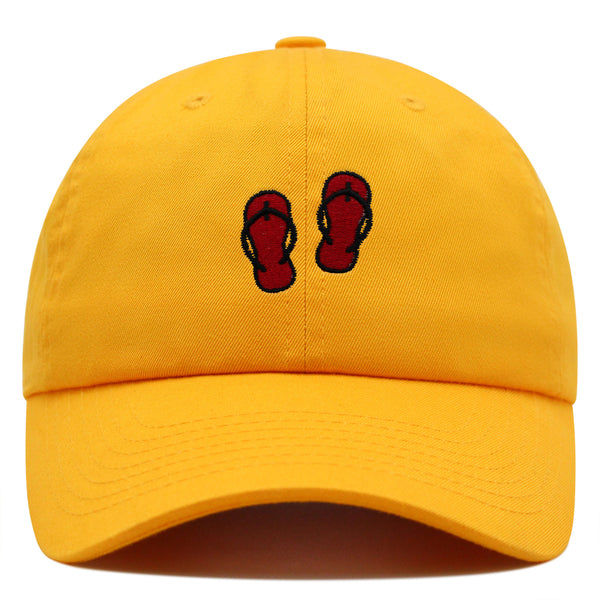 Flip-flops Premium Dad Hat Embroidered Baseball Cap Shoes Beach