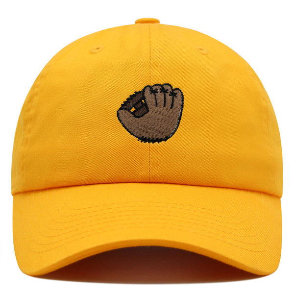 Baseball Glove Premium Dad Hat Embroidered Baseball Cap Baseball Game Sports Fan