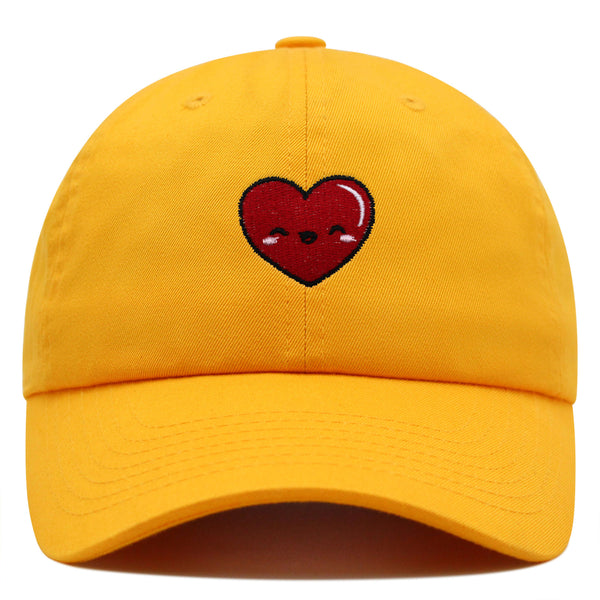 Cute Heart Premium Dad Hat Embroidered Baseball Cap Health Healthy Hospital