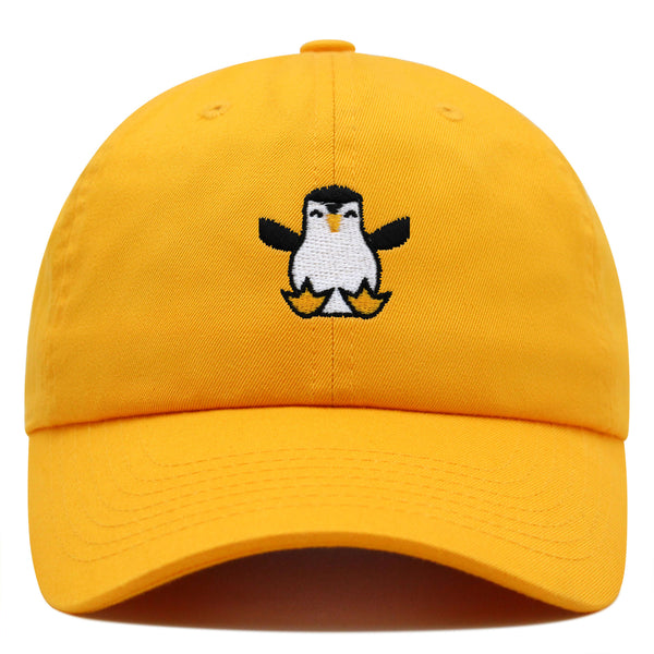 Penguin Premium Dad Hat Embroidered Baseball Cap Snow Animal