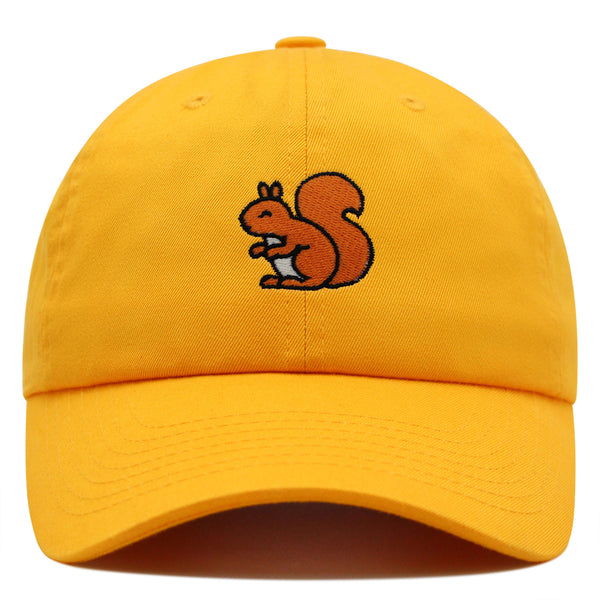 Squirrel Premium Dad Hat Embroidered Baseball Cap Hamster Chipmunks